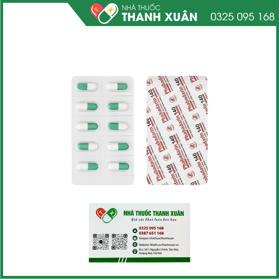 Phabadarin 140 hỗ trợ bảo vệ tế bào gan